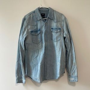 Gap Denim Button Up